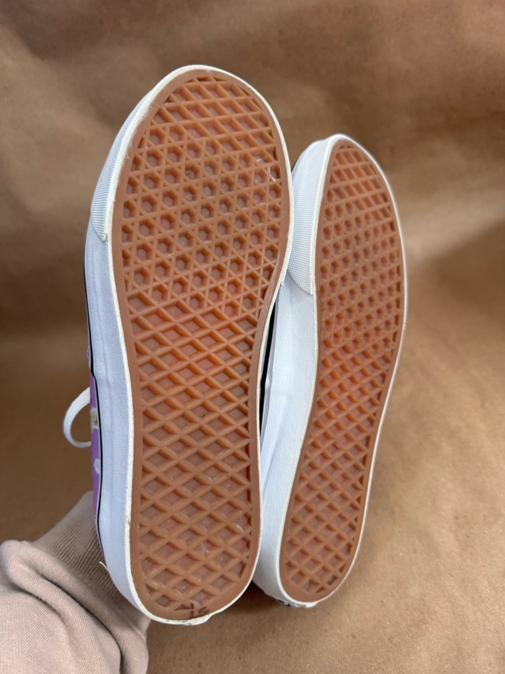 Vans Unisex Purple Pool Vibes Dog on Skateboard Sneakers. US M7/W8.5 - Picture 5 of 8